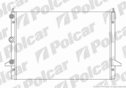 Polcar 324008-2 - Radiators, Motora dzesēšanas