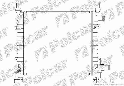 Polcar 320008-1 - Radiators, Motora dzesēšanas