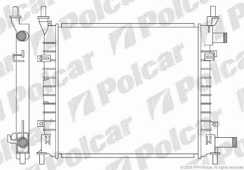 Polcar 320008-2 - Radiators, Motora dzesēšanas
