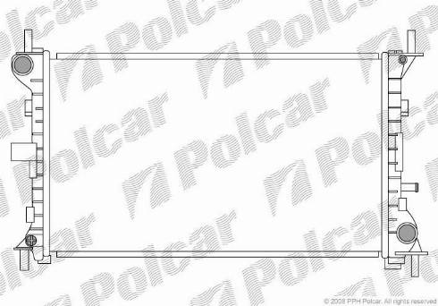 Polcar 320108-2 - Radiators, Motora dzesēšanas