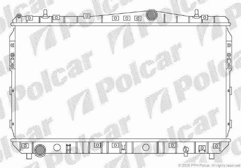 Polcar 296008-1 - Radiators, Motora dzesēšanas