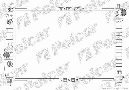 Polcar 250008-2 - Radiators, Motora dzesēšanas