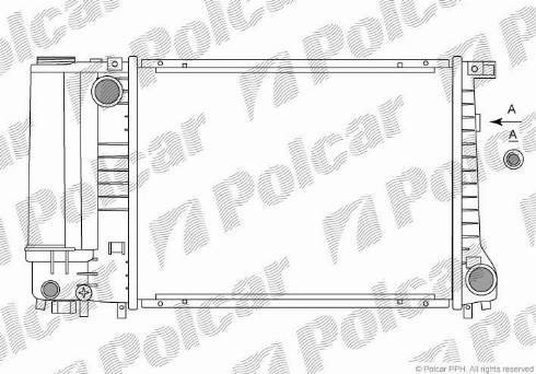 Polcar 200708A1 - Radiators, Motora dzesēšanas