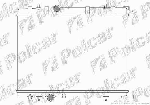 Polcar 232808-3 - Radiators, Motora dzesēšanas