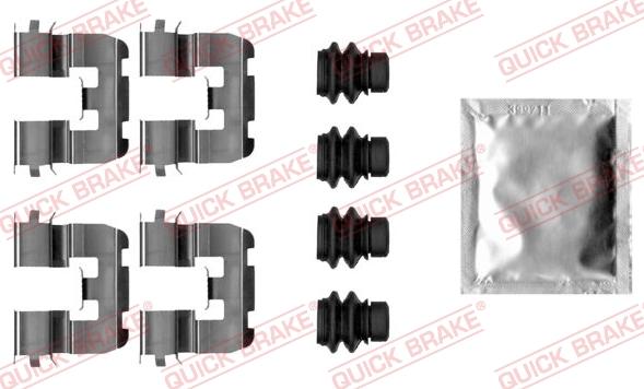 QUICK BRAKE 109-0039 - Piederumu komplekts