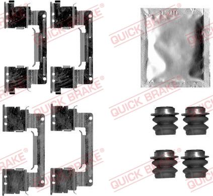 QUICK BRAKE 109-1838 - Piederumu komplekts