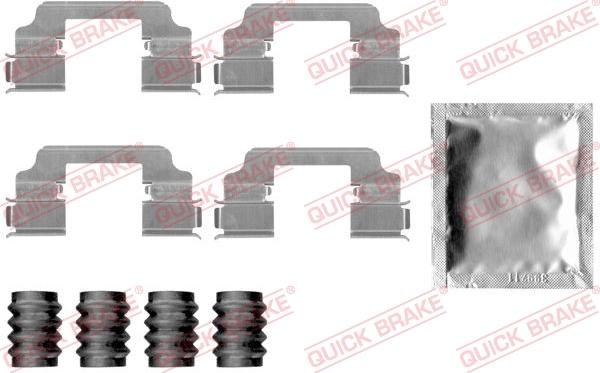 QUICK BRAKE 109-1826 - Piederumu komplekts