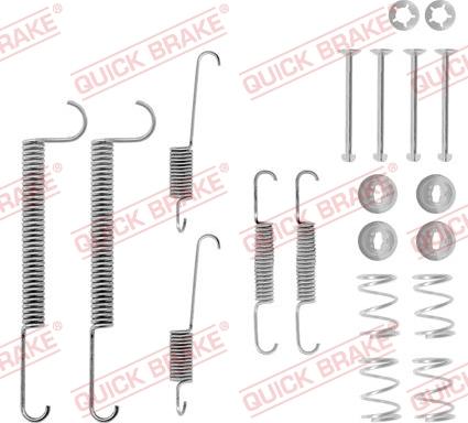 QUICK BRAKE 105-0630 - Piederumu komplekts