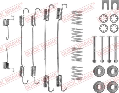 QUICK BRAKE 105-0747 - Piederumu komplekts