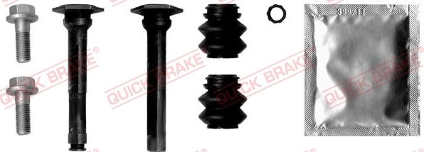 QUICK BRAKE 113-1357X - Virzītājčaulu komplekts