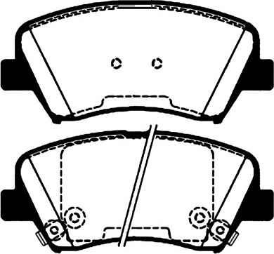 Brembo P30107 - Bremžu uzliku kompl