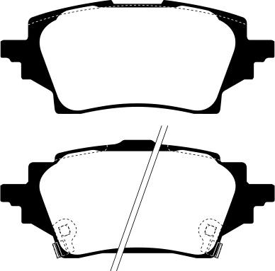 Kavo Parts KBP-9160 - Bremžu uzliku