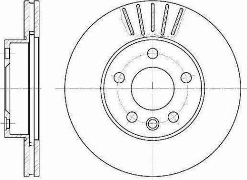 BOSCH 986478846 - Bremžu diski