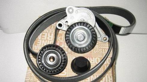RENAULT 7701476645 - Ķīļrievu siksnu komplekts