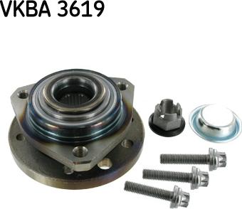 SKF VKBA 3619 - Riteņa rumbas