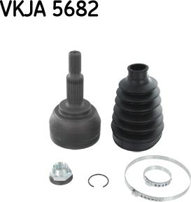 SKF VKJA5682 - Šarnīru komplekts