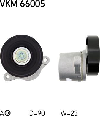 SKF VKM66005 - Parazīt / Vadrullītis