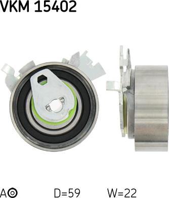 SKF VKM15402 - Spriegotājrullītis, Gāzu sadales