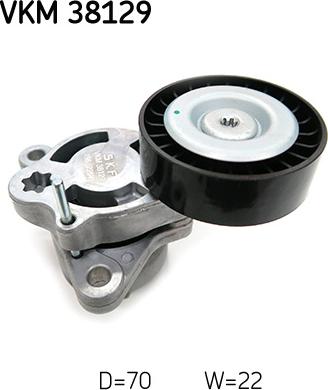 SKF VKM38129 - Parazīt / Vadrullītis