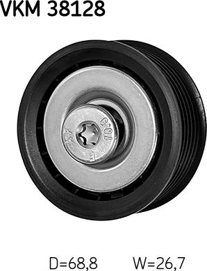 SKF VKM38128 - Parazīt / Vadrullītis