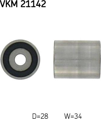 SKF VKM21142 - Parazīt / Vadrullītis