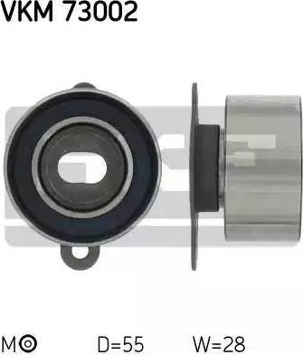 SKF VKM73002 - Spriegotājrullītis, Gāzu sadales