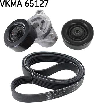 SKF VKMA65127 - Ķīļrievu siksnu komplekts