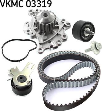 SKF VKMC03319 - Ūdenssūknis + Zobsiksnas