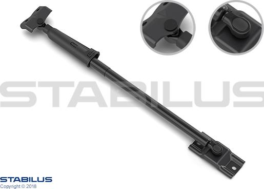 STABILUS 580067 - Gāzes atspere, Bagāžas