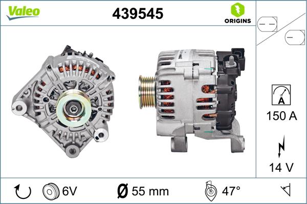 Valeo 439545 - Ģenerators