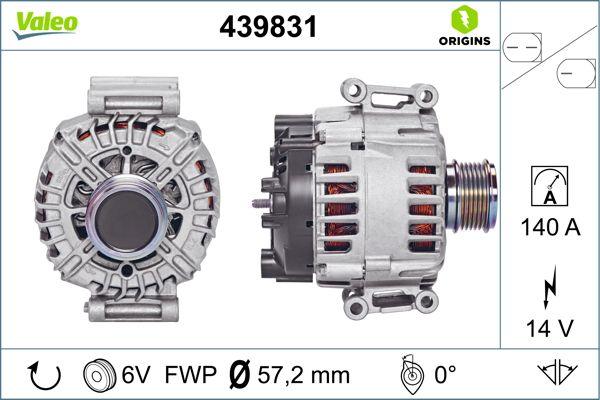 Valeo 439831 - Ģenerators