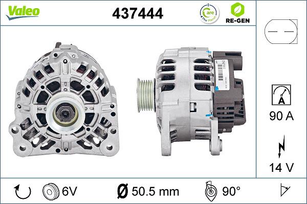 Valeo 437444 - Ģenerators