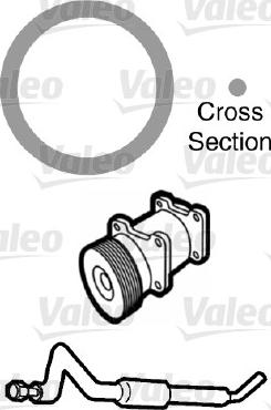 Valeo 509736 - Blīve, Dzesēšanas sķidruma