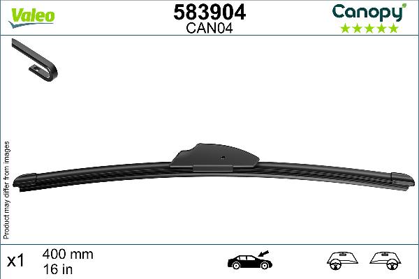 Valeo 583904 - Stikla tīrītāja slotiņa