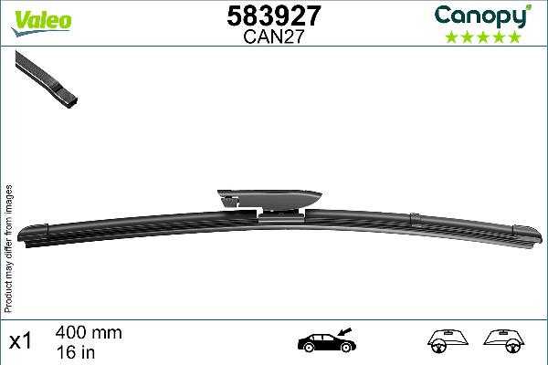Valeo 583927 - Stikla tīrītāja slotiņa