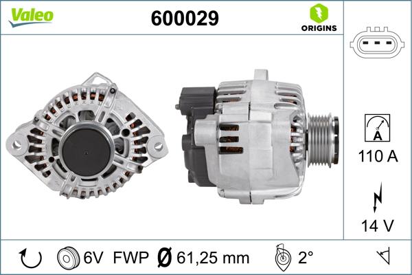 Valeo 600029 -