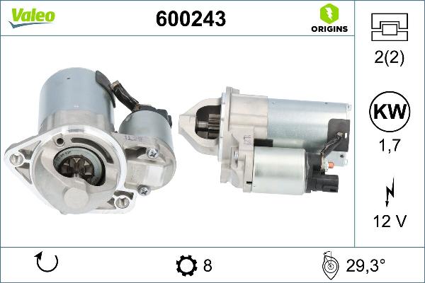 Valeo 600243 - Starteris