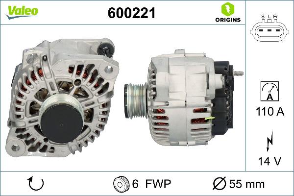 Valeo 600221 -