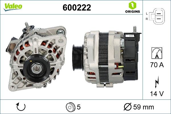 Valeo 600222 -
