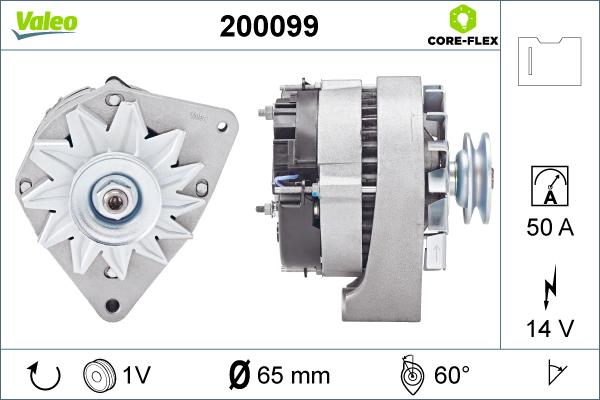 Valeo 200099 - Ģenerators