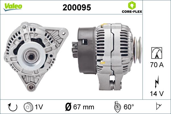 Valeo 200095 - Ģenerators