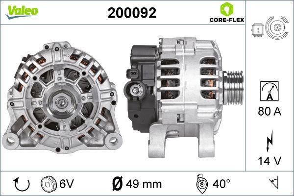 Valeo 200092 - Ģenerators
