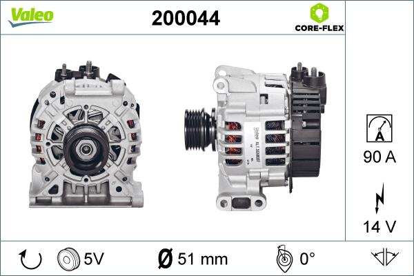 Valeo 200044 - Ģenerators