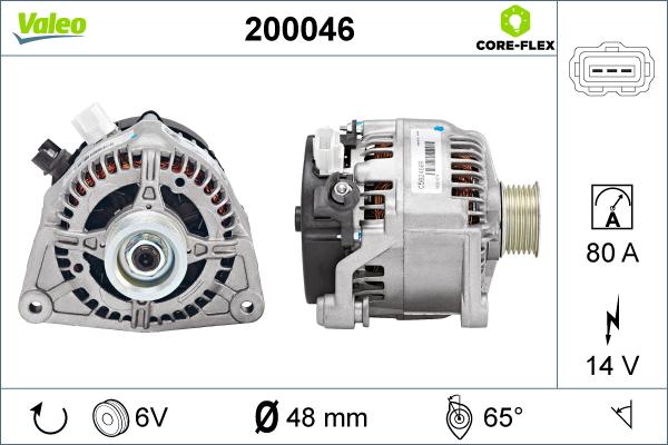 Valeo 200046 - Ģenerators