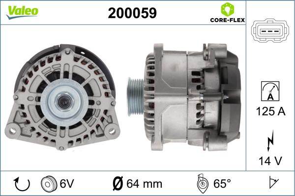 Valeo 200059 - Ģenerators