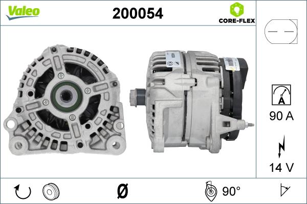 Valeo 200054 - Ģenerators