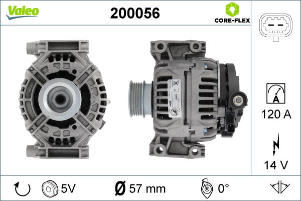 Valeo 200056 - Ģenerators