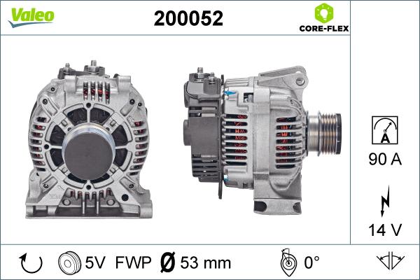 Valeo 200052 - Ģenerators