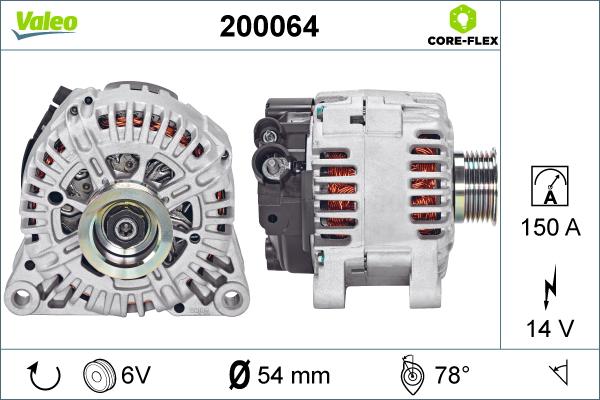 Valeo 200064 - Ģenerators