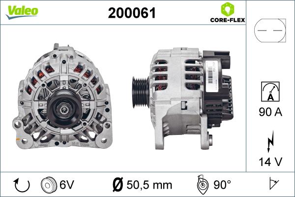 Valeo 200061 - Ģenerators